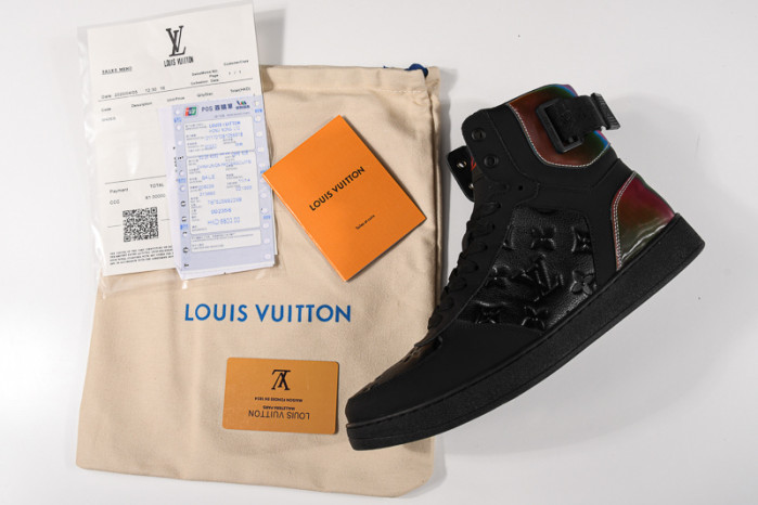 lovt sneaker laser high og black